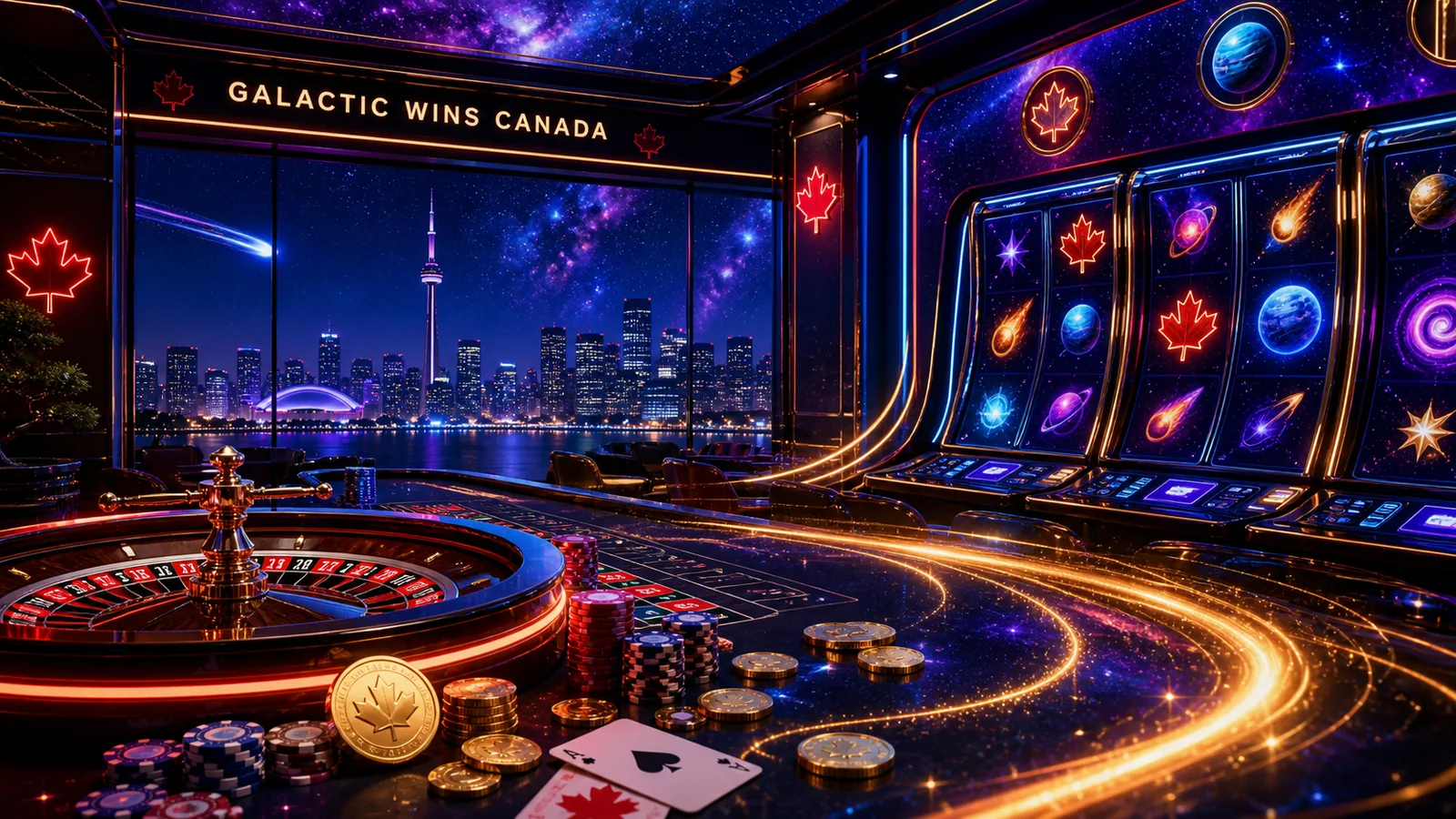 Galactic Wins Casino Canada content banner
