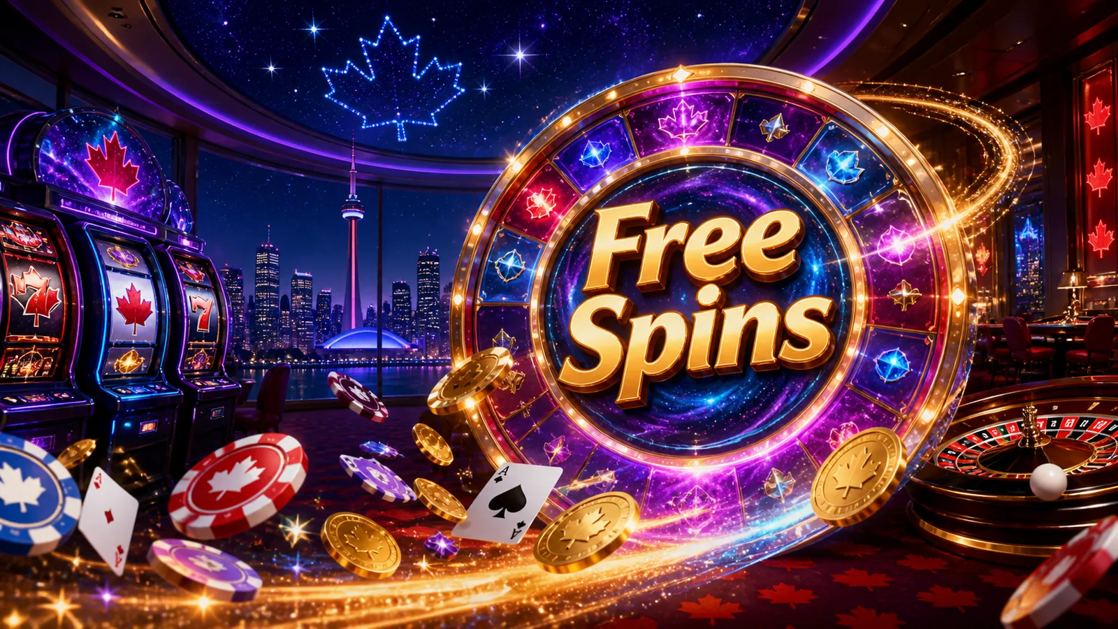 Galactic Wins Free Spins content banner